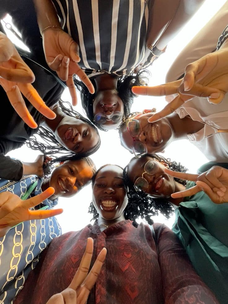 Students building a learning community together