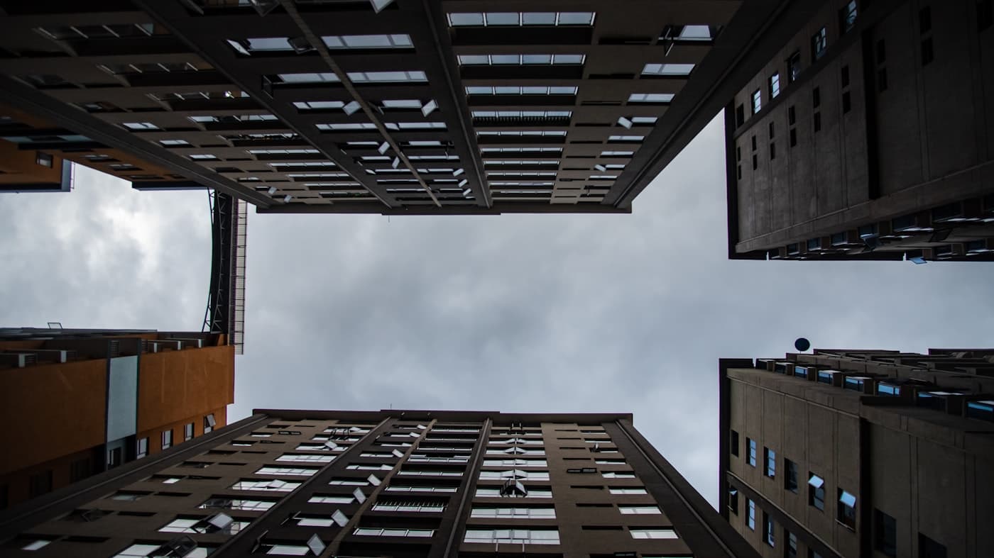 Apartment buildings in Nairobi, Kenya